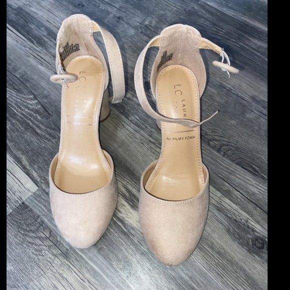 Women’s size 5.5 Nude Hydrangea heels, Lauren Conrad - Picture 1 of 5